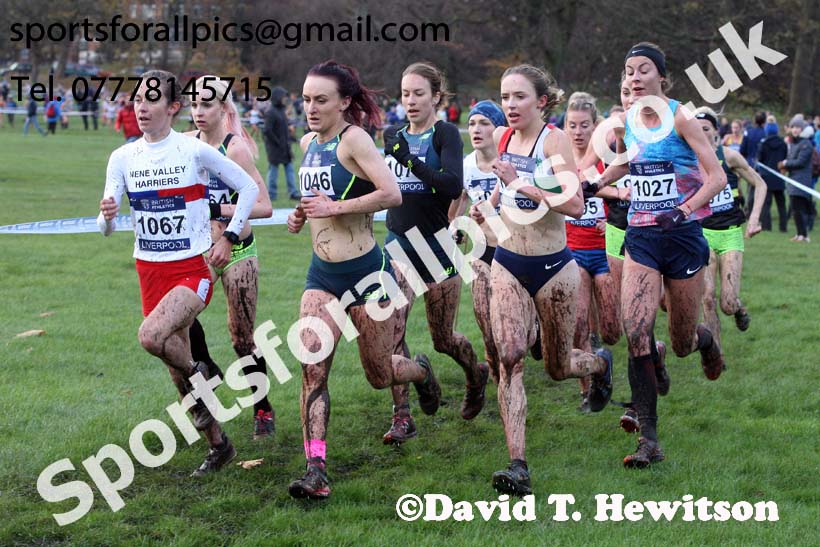 Senior Women and under-23 Womens 2017 British Athletics Liverpool Cross Challenge, Sefton Park, Liverpool. Photo:  David T. Hewitson/Sports for All Pics